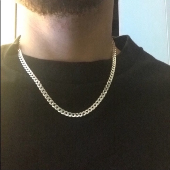 Solid Sterling Silver Chain - Picture 6 of 6